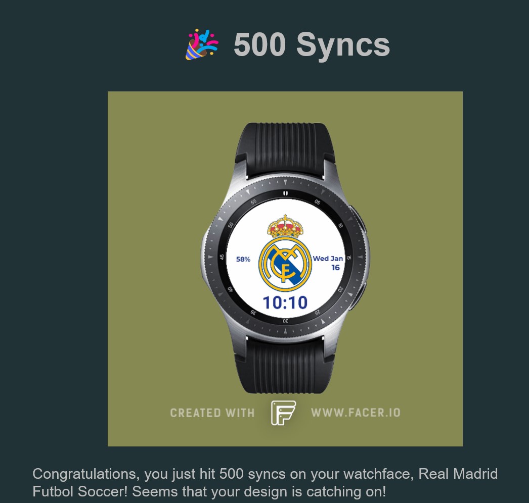 Real Madrid Watchface